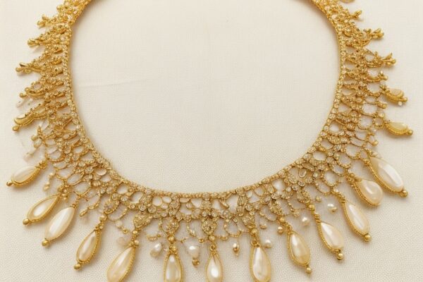 Golden Cascade Necklace